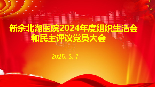 我院召开2024年度组织生活会和民主评议党员大会